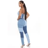 2021 Autumn new collection of Amazon Super Elastic high-waisted fringed pencil slimming women's denim trousers from the original factory Specification image